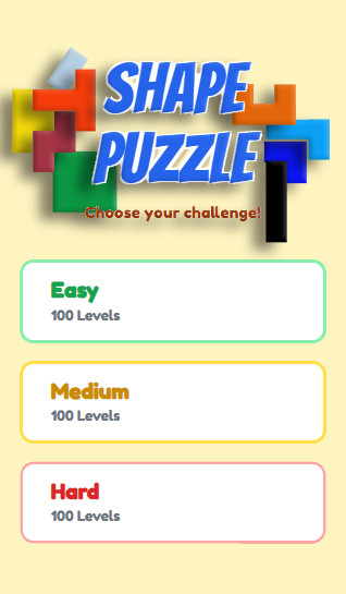 Shape Puzzle Preview